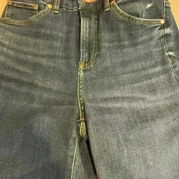 Express flare high waisted jeans distressed - Picture 14 of 15